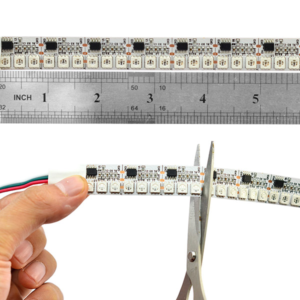 WS2811 DC12V 44LEDs/Ft Programmable LED Strip Lights, Addressable Flexible LED Light Strips, LED Christmas Holiday Lights,288LEDs 5.65Ft Per Roll WS2811 DC12V 44LEDs/Ft Programmable LED Strip Lights, Addressable Flexible LED Light Strips, LED Christmas Holiday Lights,288LEDs 5.65Ft Per Roll